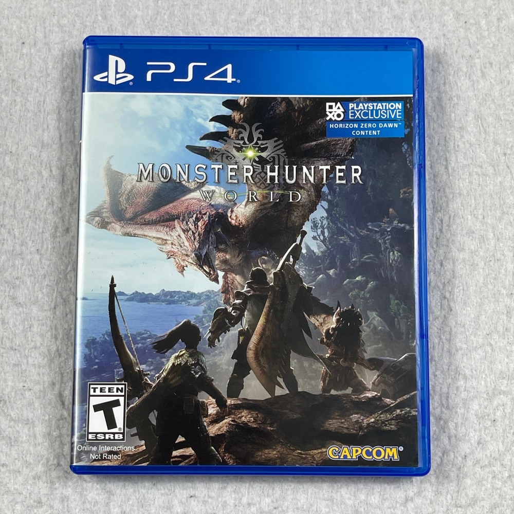 Capcom Monster Hunter World PlayStation 4 Action RPG Video Game‎ Gamer